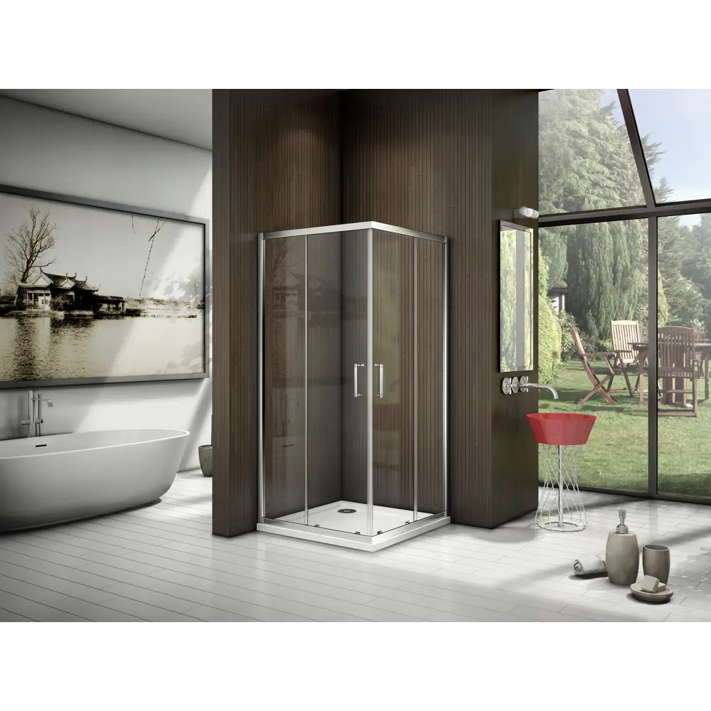 Santreyd Makiato - Угловое душевое ограждение с раздвижными дверями 84540499 STLM-0051696