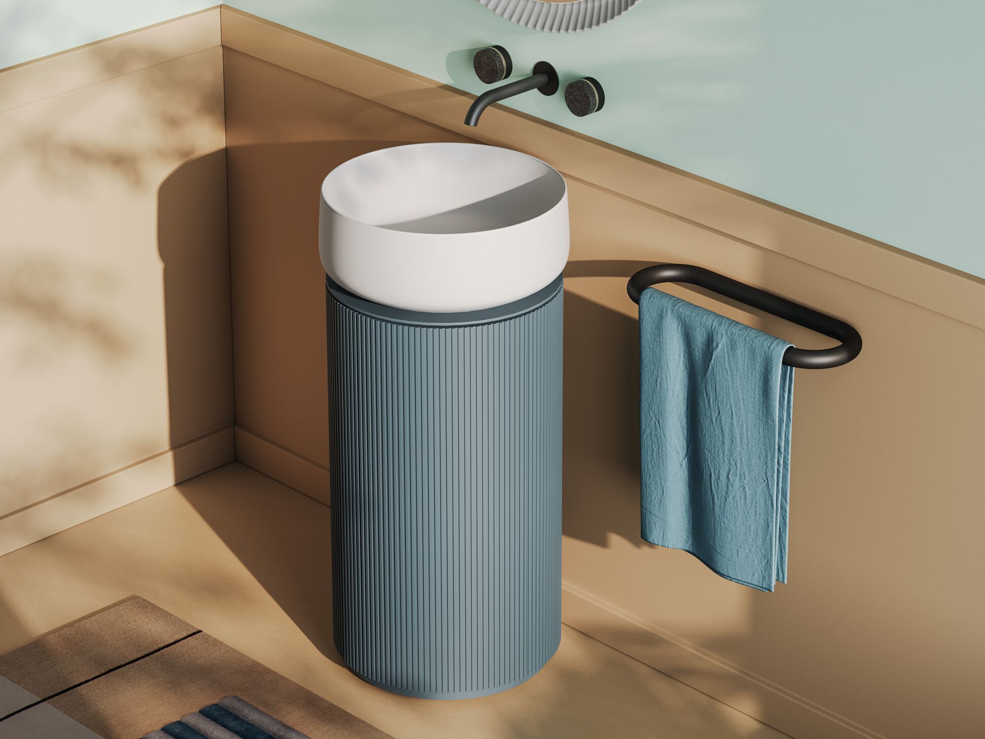 Деревянный напольный умывальник с дверцами ArtCeram OPERA ARCH-00038683