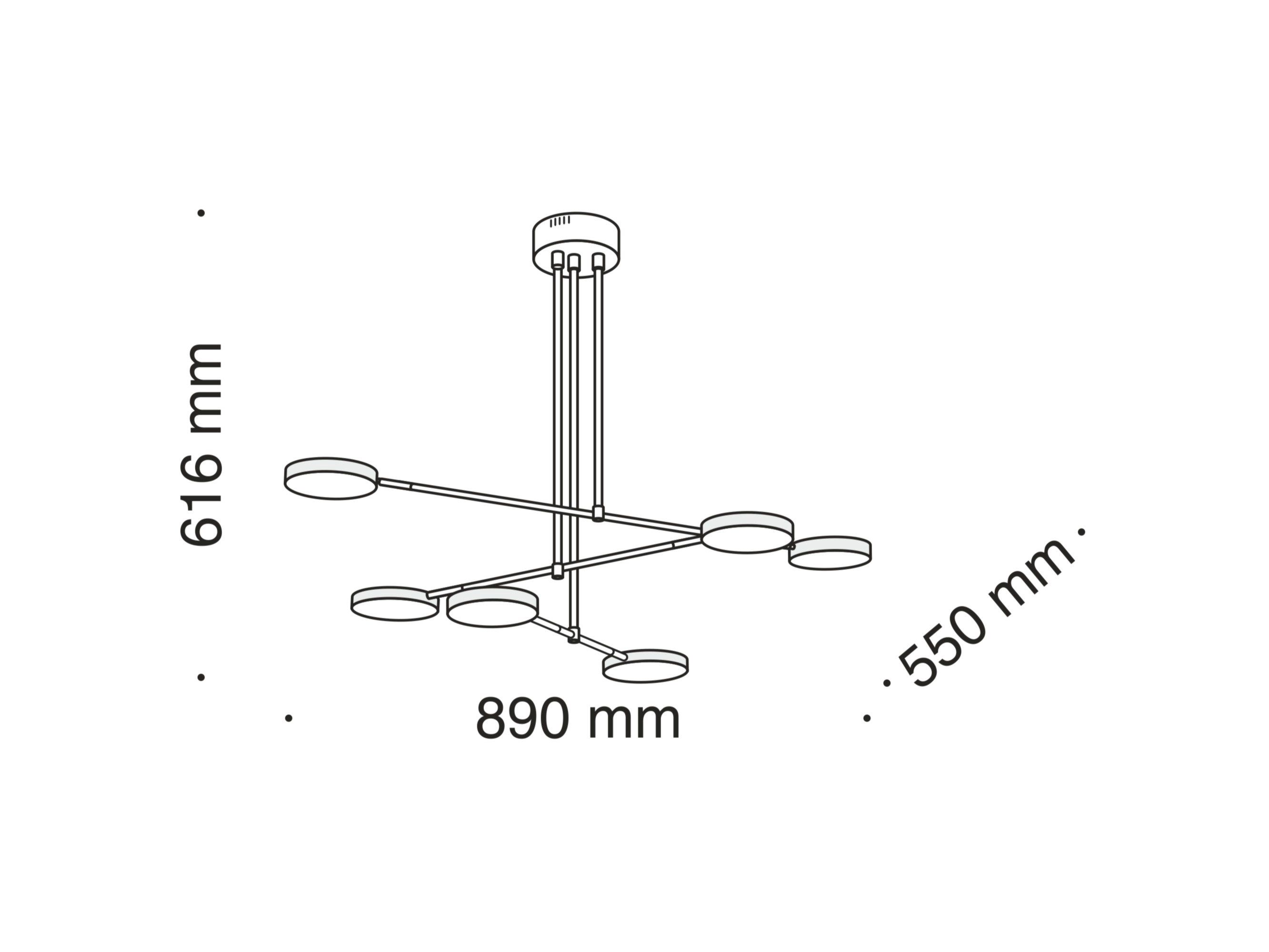 Регулируемая алюминиевая подвесная лампа Maytoni Fad ARCH-00094138 - Вид №11