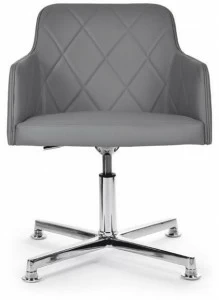 Riccardo Rivoli Кресло вращающееся на 4 спицы с подлокотниками Marlène