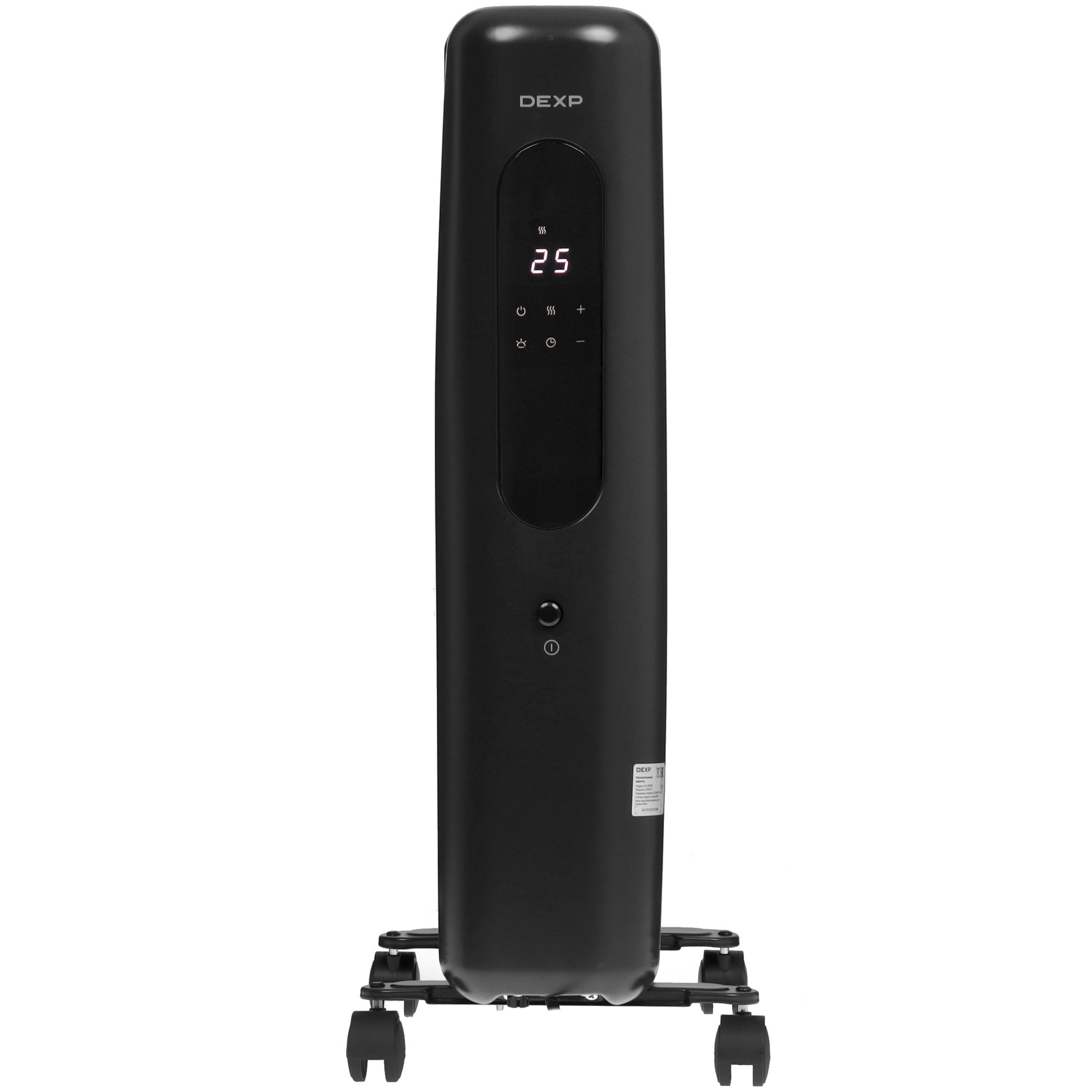 9106739 Масляный обогреватель DEXP OH-2009EB черный STDN-0055841 - Вид №1