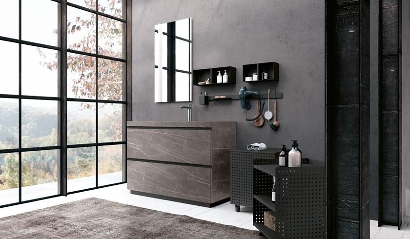 Archeda Мебель для умывальника напольная с ящиками Linea sun-id-1460035 - Вид №1