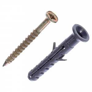 81944642 Дюбель-гвоздь потайной 6x40 мм, полипропилен, 10 шт.