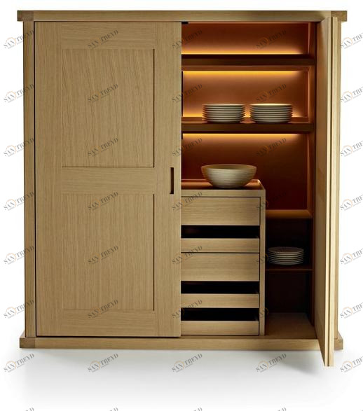 Maxalto Комод деревянный с ящиками Convivium sun-id-1431971