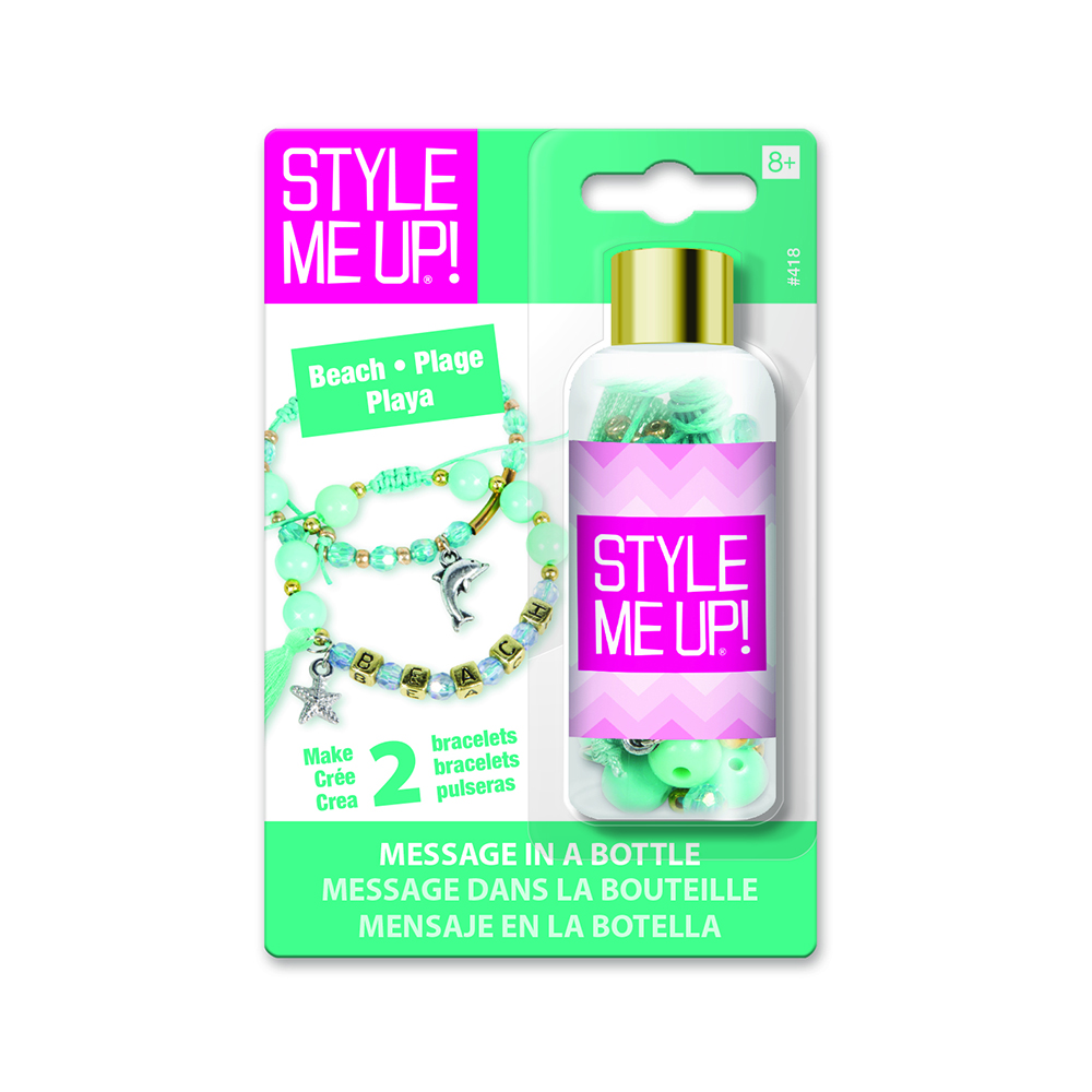 418 Набор для создания браслетов № 03 "Послание в бутылке - Пляж" STYLE ME UP 