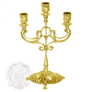 Канделябр на 3 свечи MIGLIORE Complementi ML.COM-50.153.DO, цвет золото