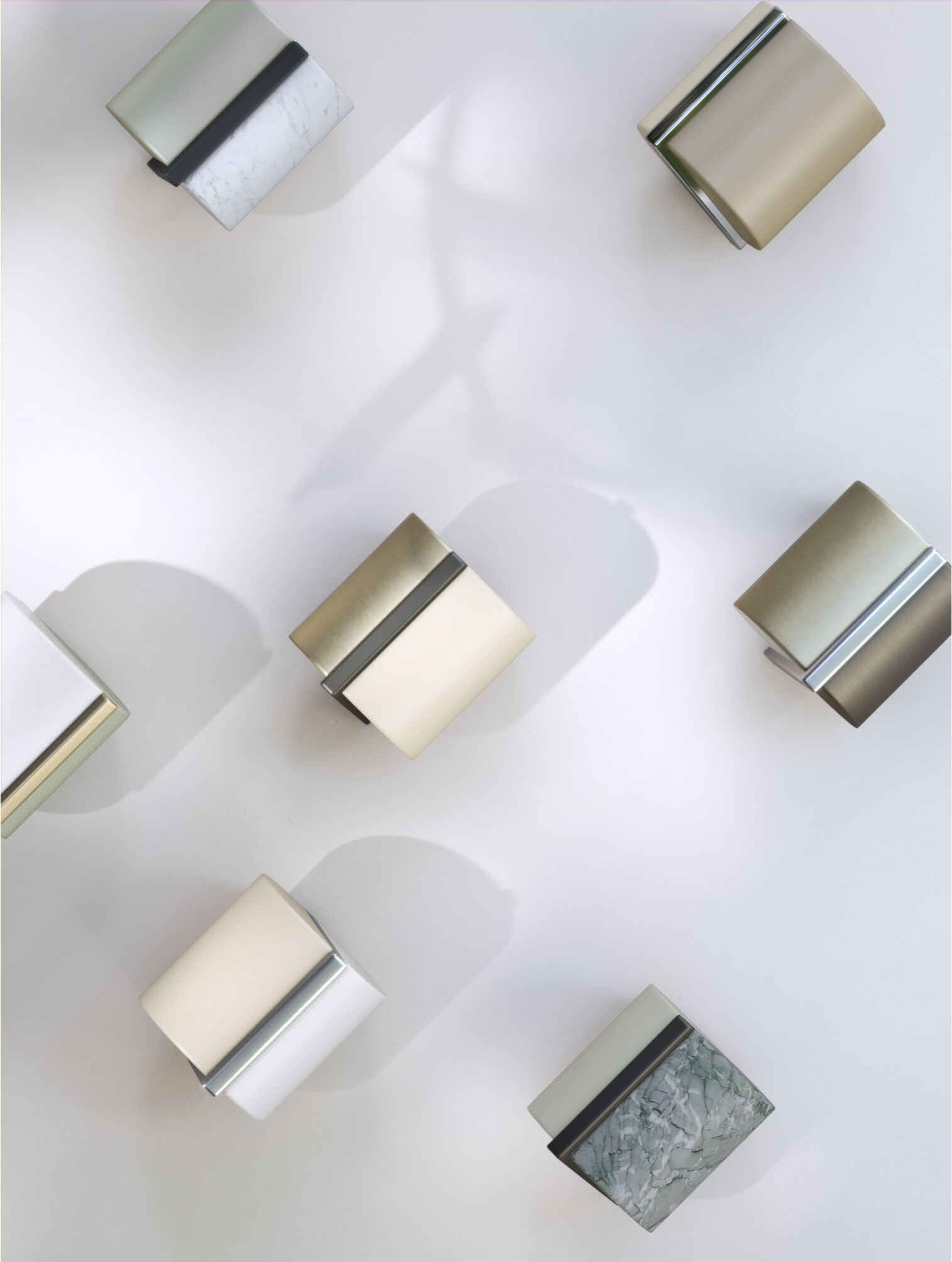 Хромированный латунный смеситель для раковины с 2 отверстиями Varied Forms Macaron ARCH-00096391