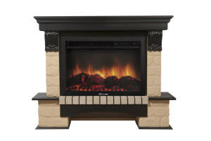 15747173 Портал камень бежевый, шпон венге Firelight Forte 30S