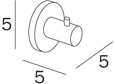 INDA® Крючок для халата Touch A46200 - Вид №1