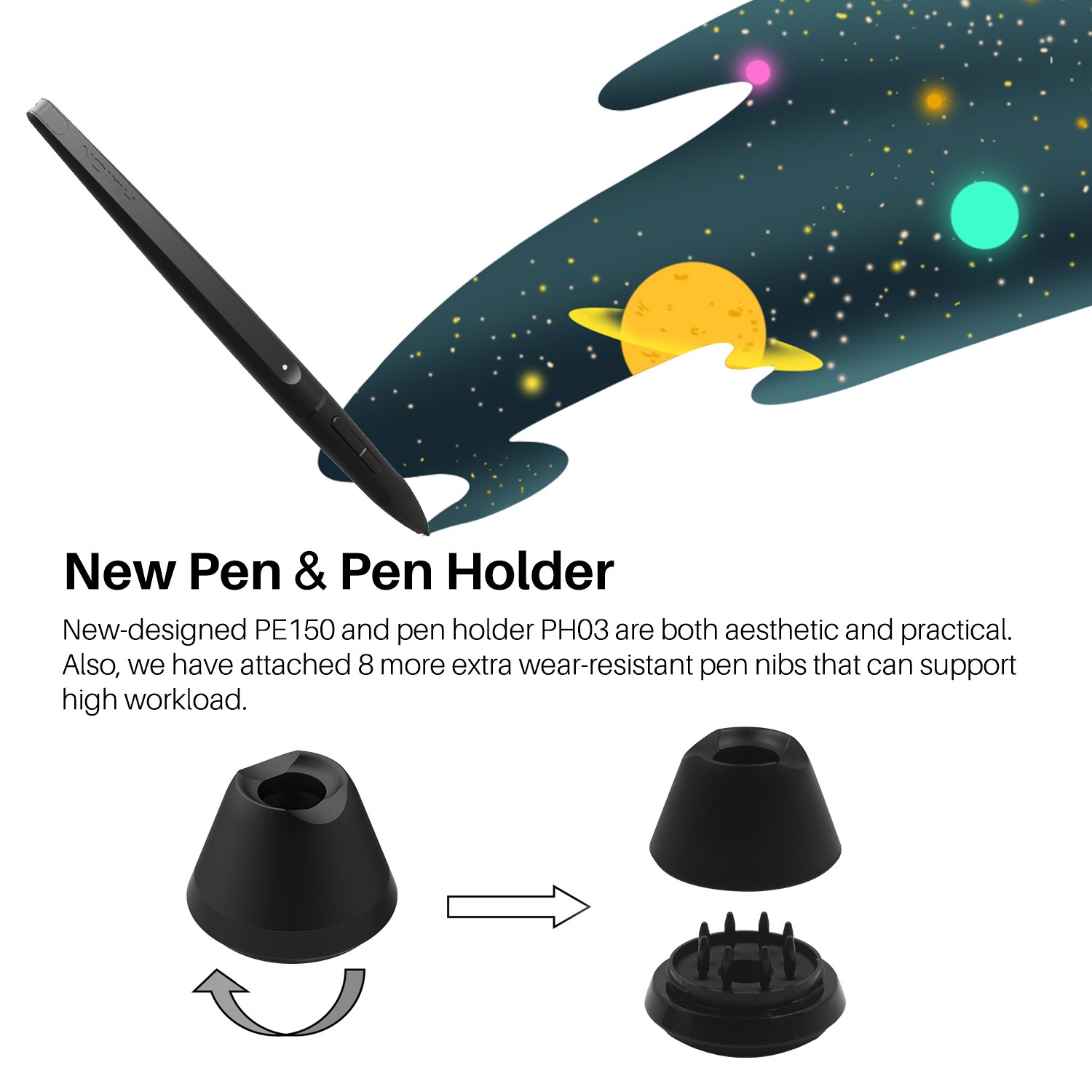 WH1409 Графический планшет Huion Santreyd  - Вид №4