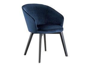 Мягкий тканевый стул с подлокотниками