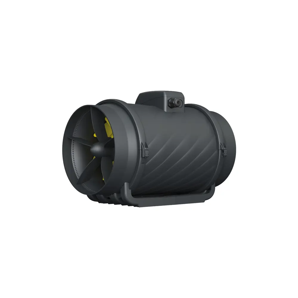 Вентилятор канальный центробежный Era Pro Mistral D200 мм 49 дБ 1130 м3/ч цвет черный STLM-2026978