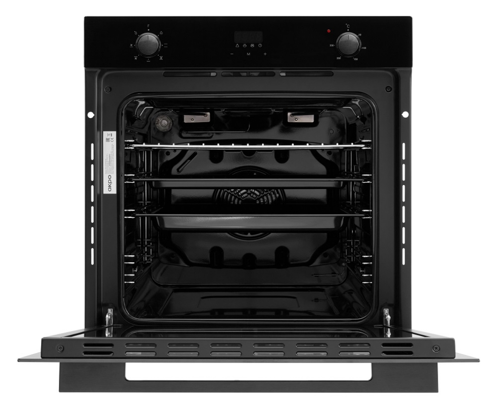 9102959 Электрический духовой шкаф Akpo PEA 7207SED02 BX черный STDN-0011900 - Вид №1