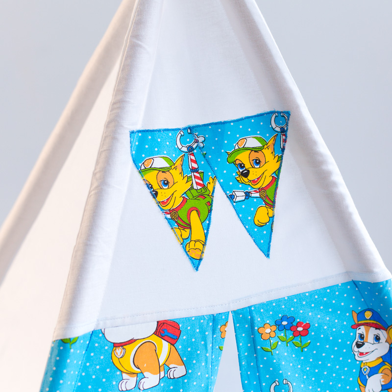 Вигвам для детей "Щенячий патруль" VAMVIGVAM  281901 Белый;голубой Santreyd  - Вид №3