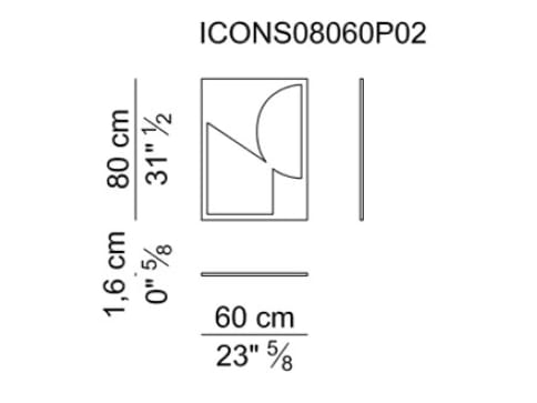 Декоративная кожаная панель i 4 Mariani Icons ARCH-00020941 - Вид №1