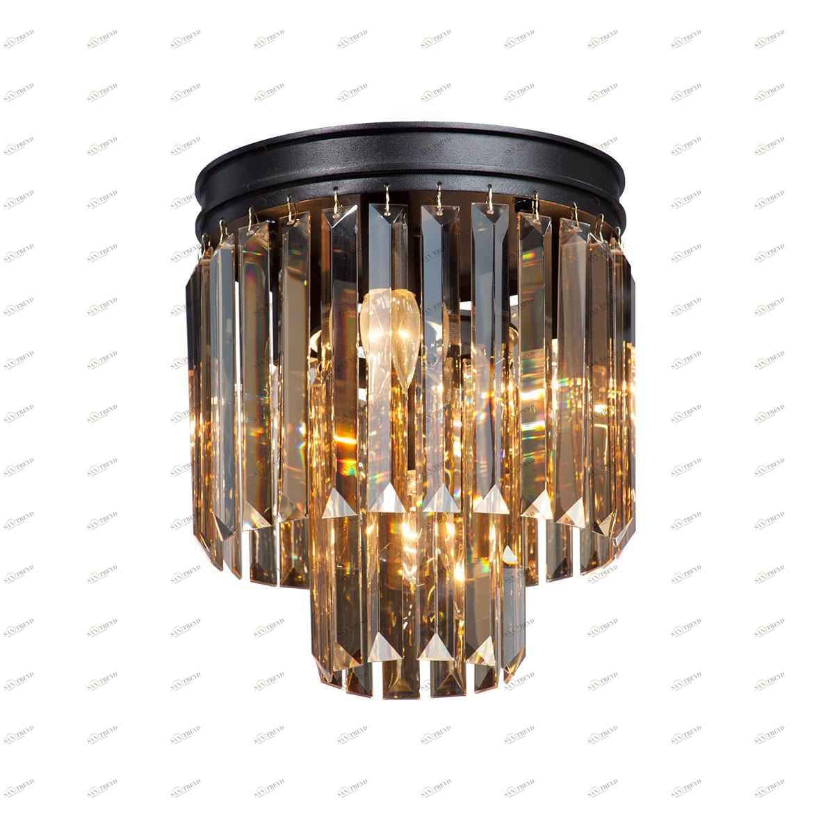 Потолочная люстра Vitaluce V5154-1/3+1PL VITALUCE ДВУХЪЯРУСНЫЕ 194256 Янтарный 