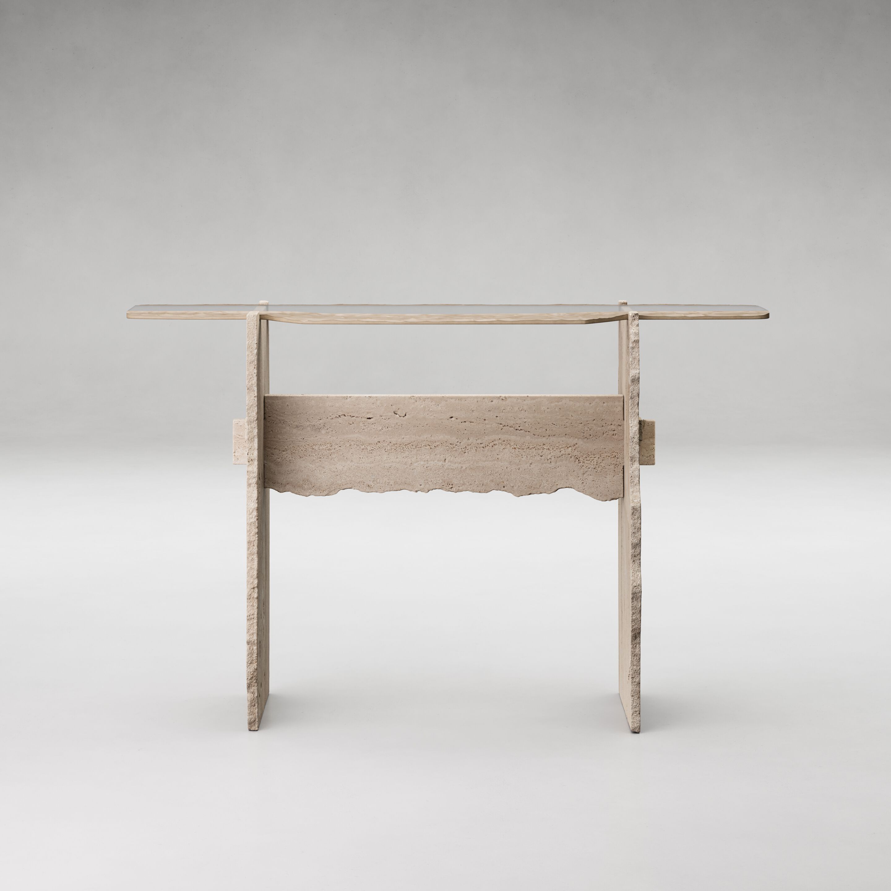 Травертин и стеклянная консоль ARTE VENEZIANA пещера ARCH-00078015 - Вид №3