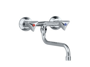 Настенный смеситель для кухни с 2 отверстиями