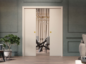 Подрамник для раздвижной двери с двумя створками