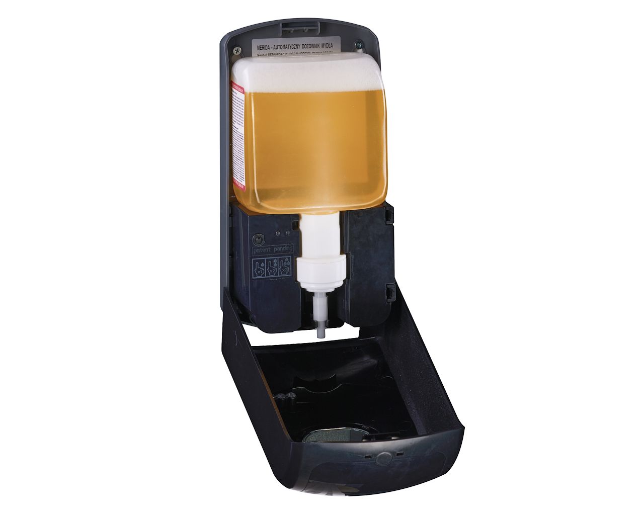 DEC401 ONE бесконтактный автоматический распылитель дезинфицирующего средства для одноразовых картриджей 1000 мл, АБС-пластик, черный Merida  - Вид №3