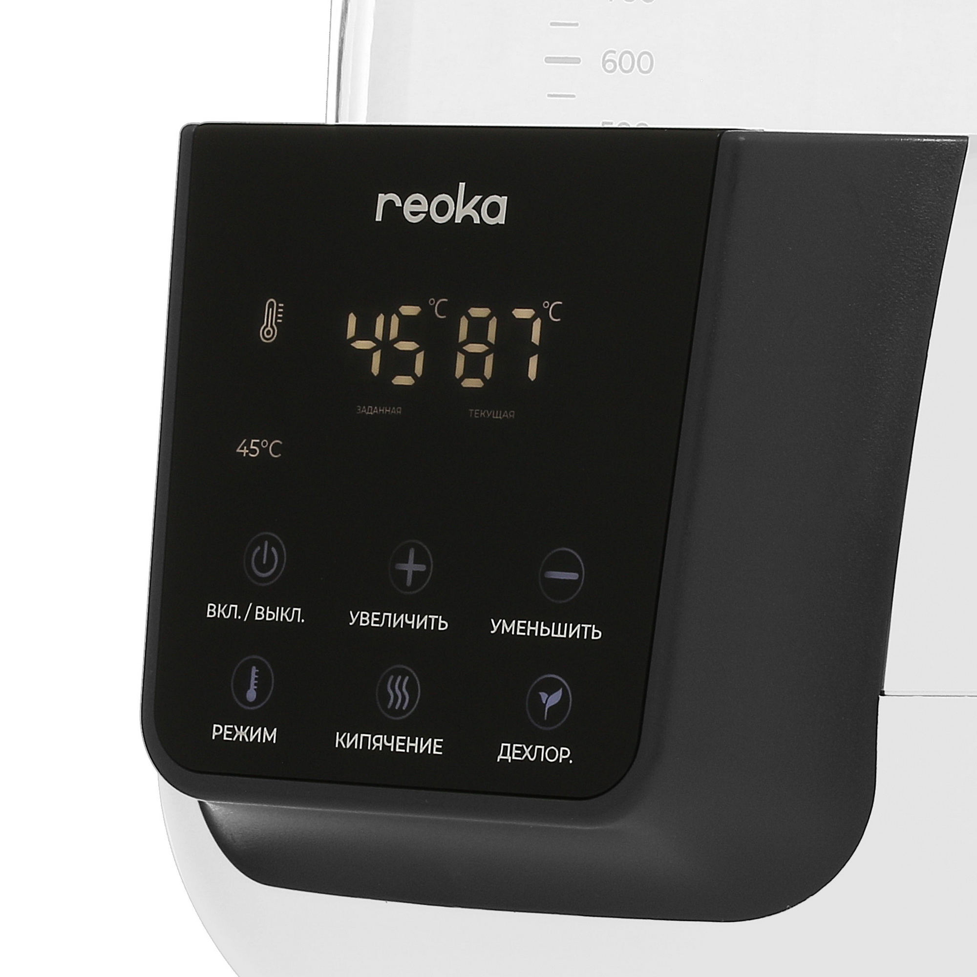 9977424 Электрочайник Reoka RKEK-10TSBW белый STDN-0071187 - Вид №4