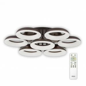 Потолочная светодиодная люстра Citilux Паркер Кофе CL225195R CITILUX ДИЗАЙНЕРСКИЕ, ПАРКЕР КОФЕ 222769 Коричневый