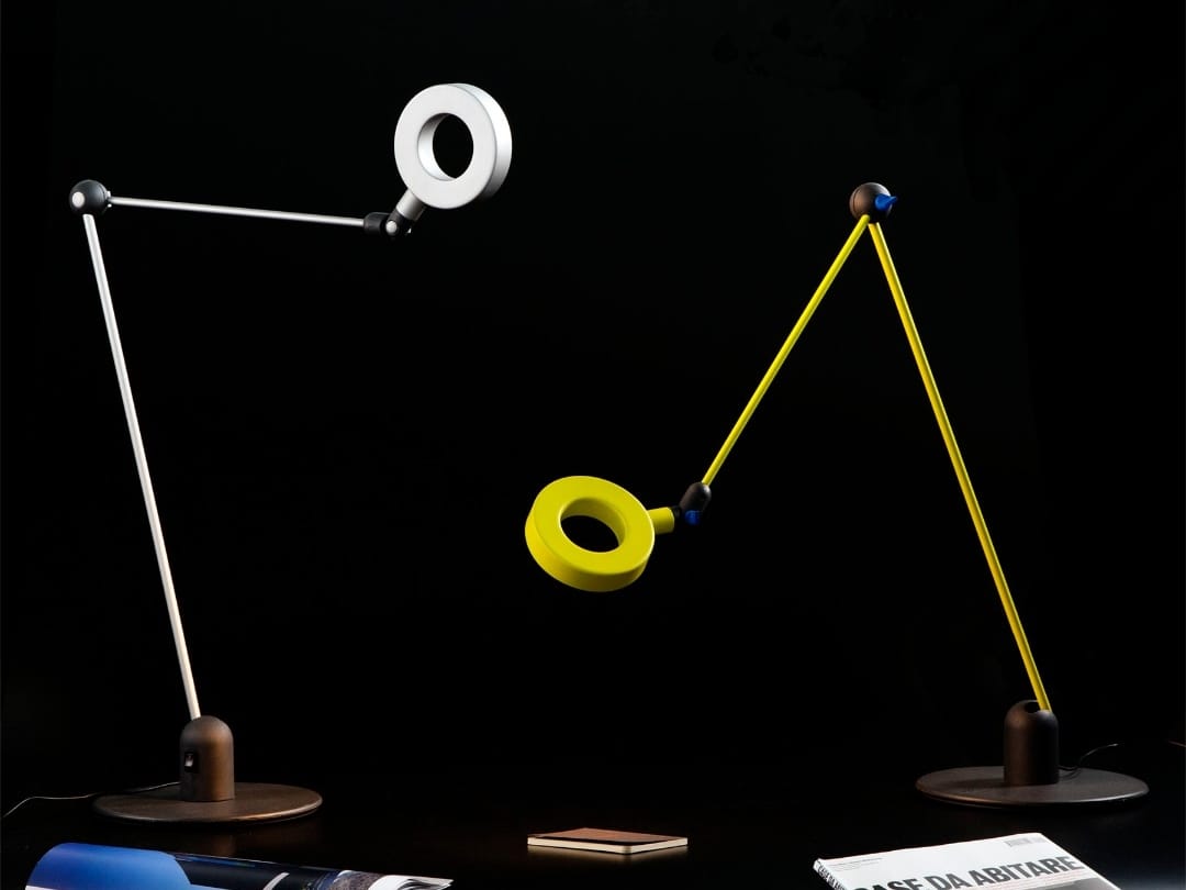 Алюминиевая светодиодная настольная лампа с гибким кронштейном Martinelli Luce l'amica ARCH-00120715 - Вид №1