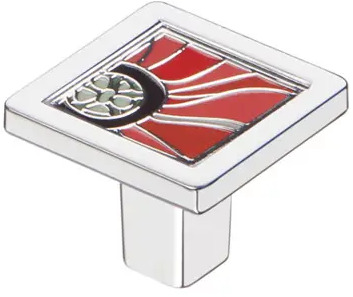 91119946 Ручка-кнопка Kerron KA1-000PS11P-CR 0мм хром STLM-1010331