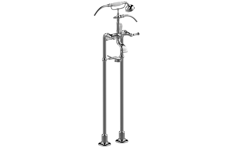 E-3895-LM15 Floor-mounted bathtub mixer (ceramic handle) GRAFF Adley