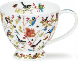 10637723 Dunoon Чашка чайная Dunoon "Тайный лес.Скай" 450мл Фарфор костяной