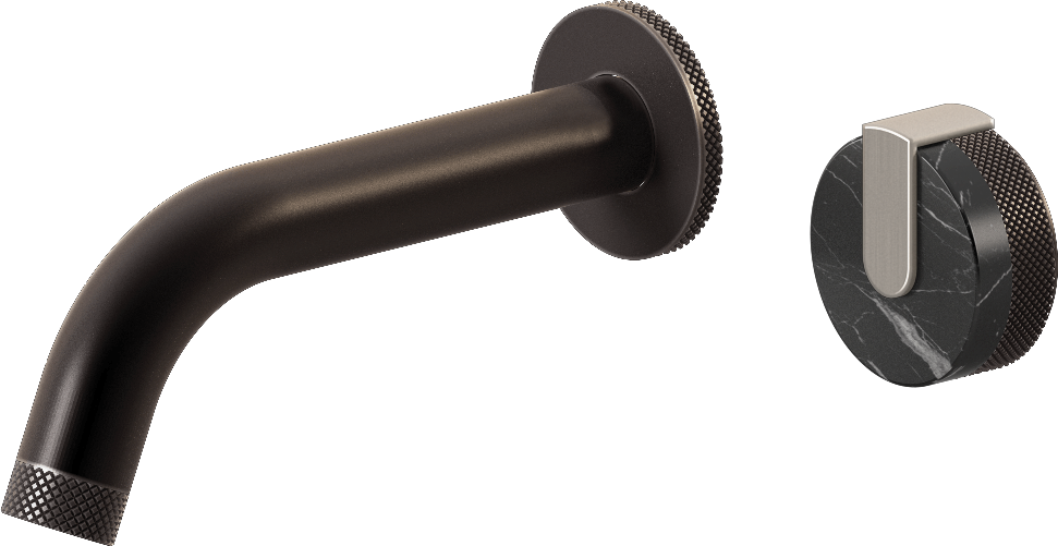 E-11535-R2MB-L1BNi-GM Настенный прогрессивный смеситель скрытого монтажа для раковины GRAFF MOD+