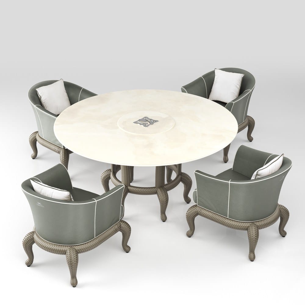 Тканевое садовое кресло с подлокотниками Samuele Mazza Outdoor Canopo T2 ARCH-00092449 - Вид №2