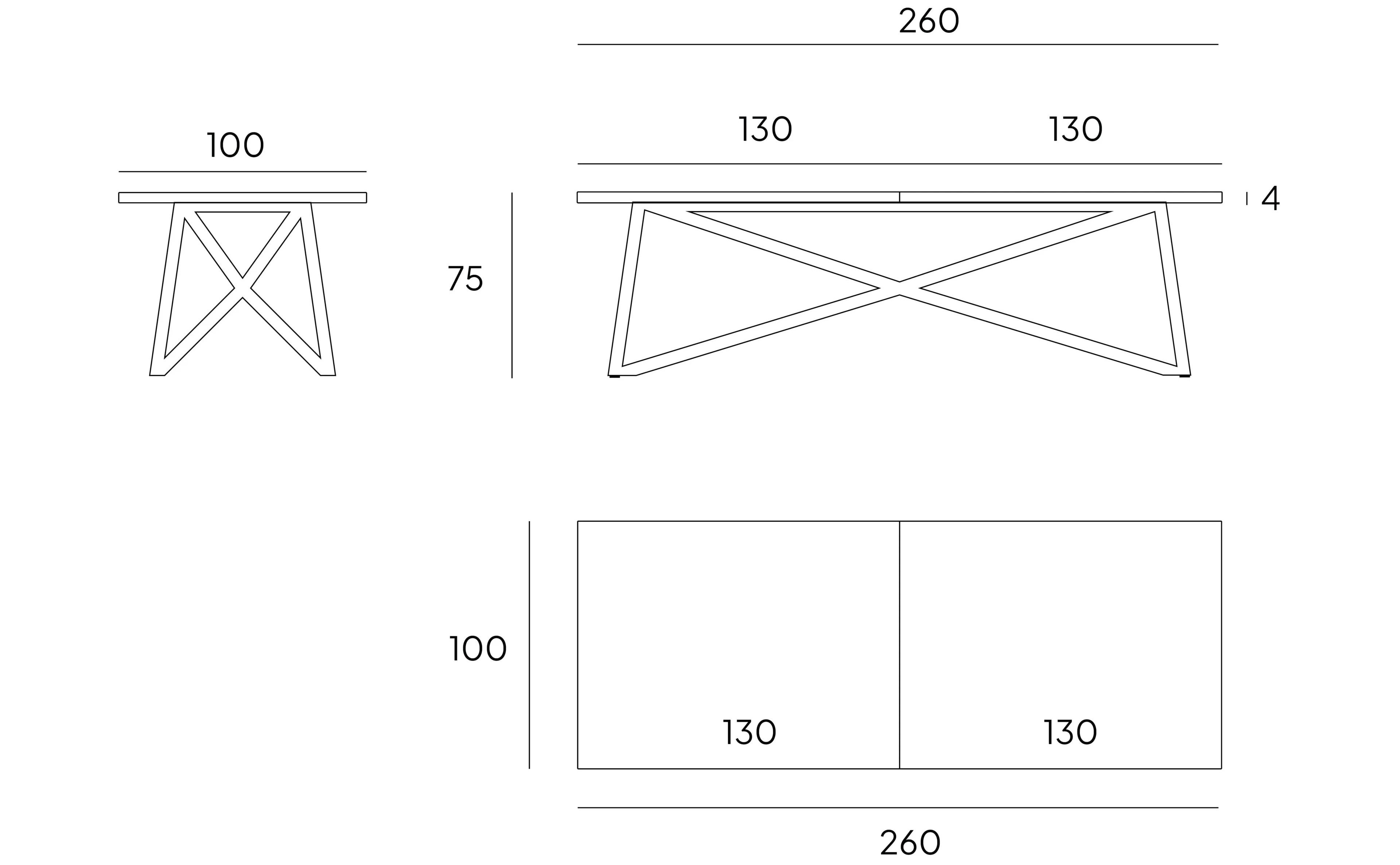 Травертин прямоугольный садовый стол VELTHA® искусство ARCH-00030760 - Вид №11