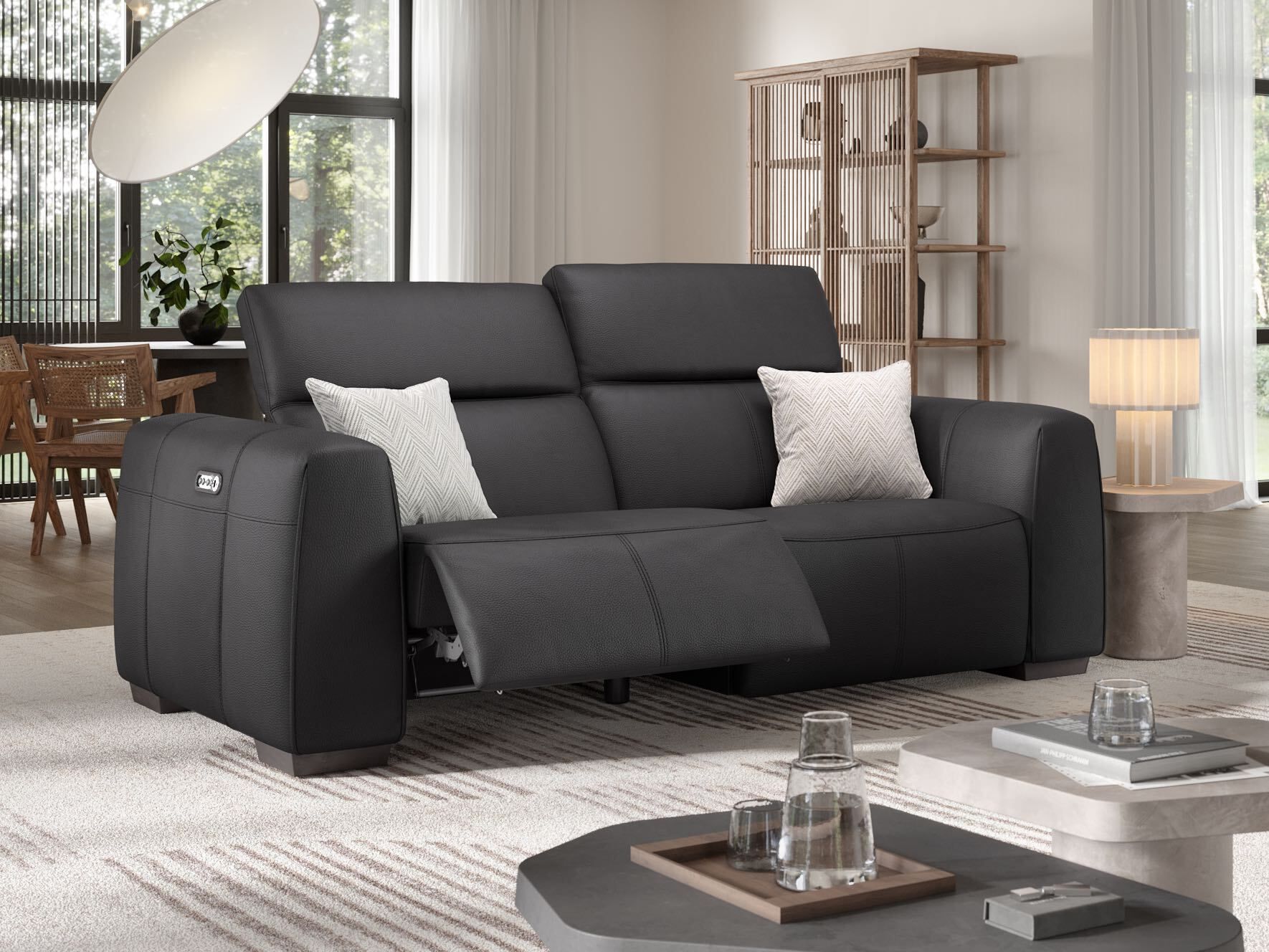 3-местный кожаный диван Sofanella тысячный ARCH-00145535 - Вид №2