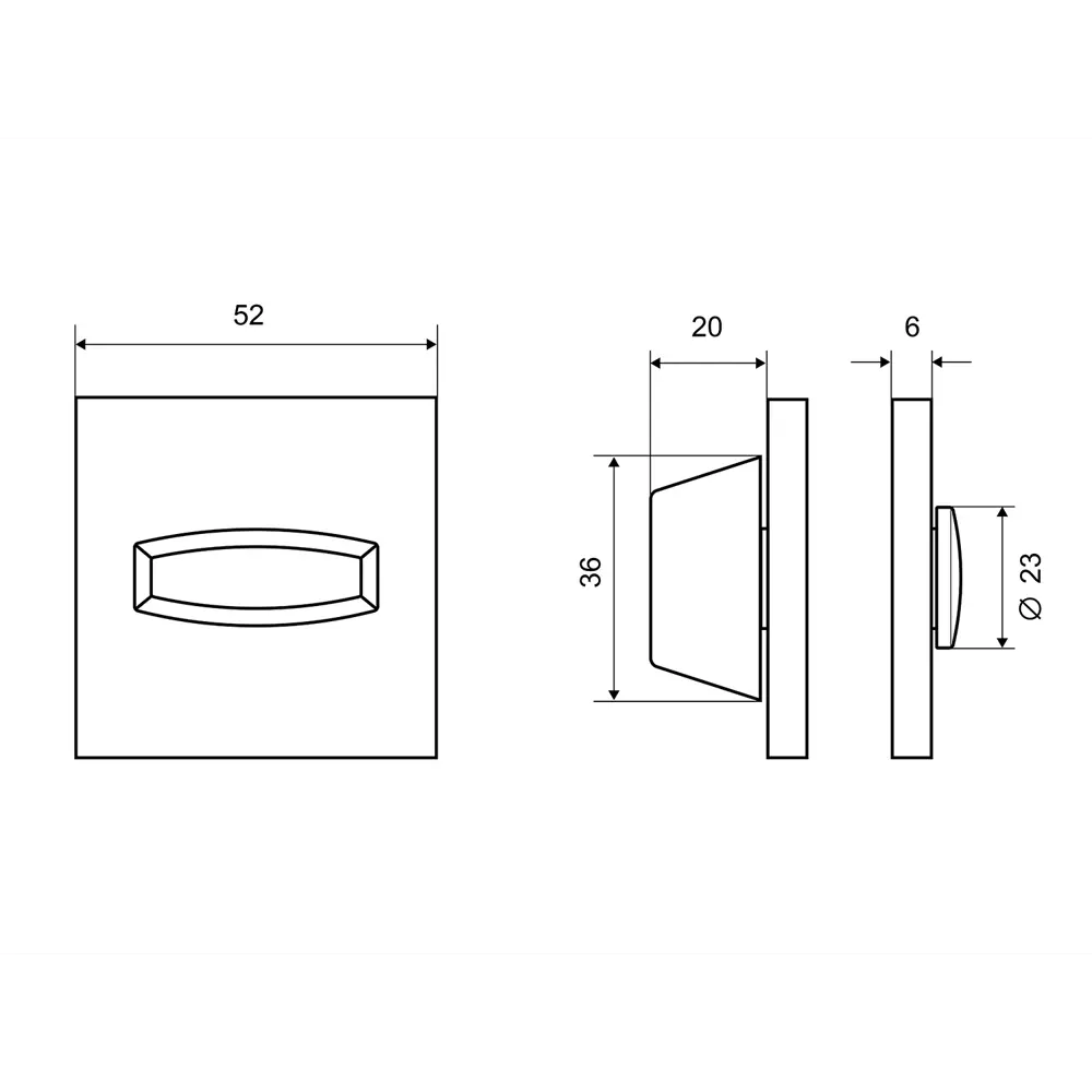 Накладка фиксатор Palladium Z 220 BK WP цвет белый 85259531 STLM-2126367  - Вид №3