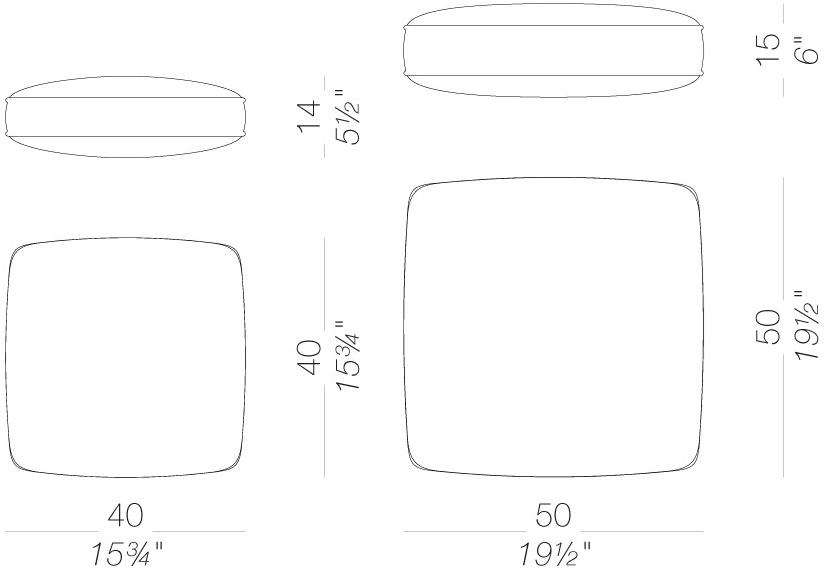 Lapalma Квадратная подушка из ткани для улицы Oort outdoor sun-id-1377673 - Вид №8
