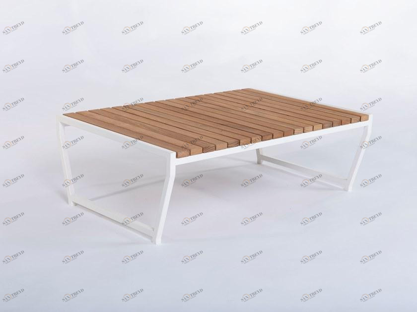 Lgtek Низкий прямоугольный журнальный столик Oplà sun-id-1471017