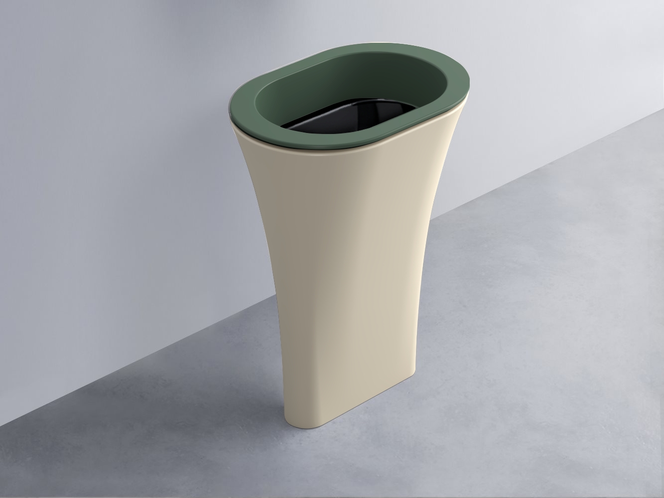 AMLA65-MU+AMPILO-N+AMCOLO-LN Раковина Amedeo Ovale отдельностоящая cielo Enjoy + Amedeo Ceramica Cielo
