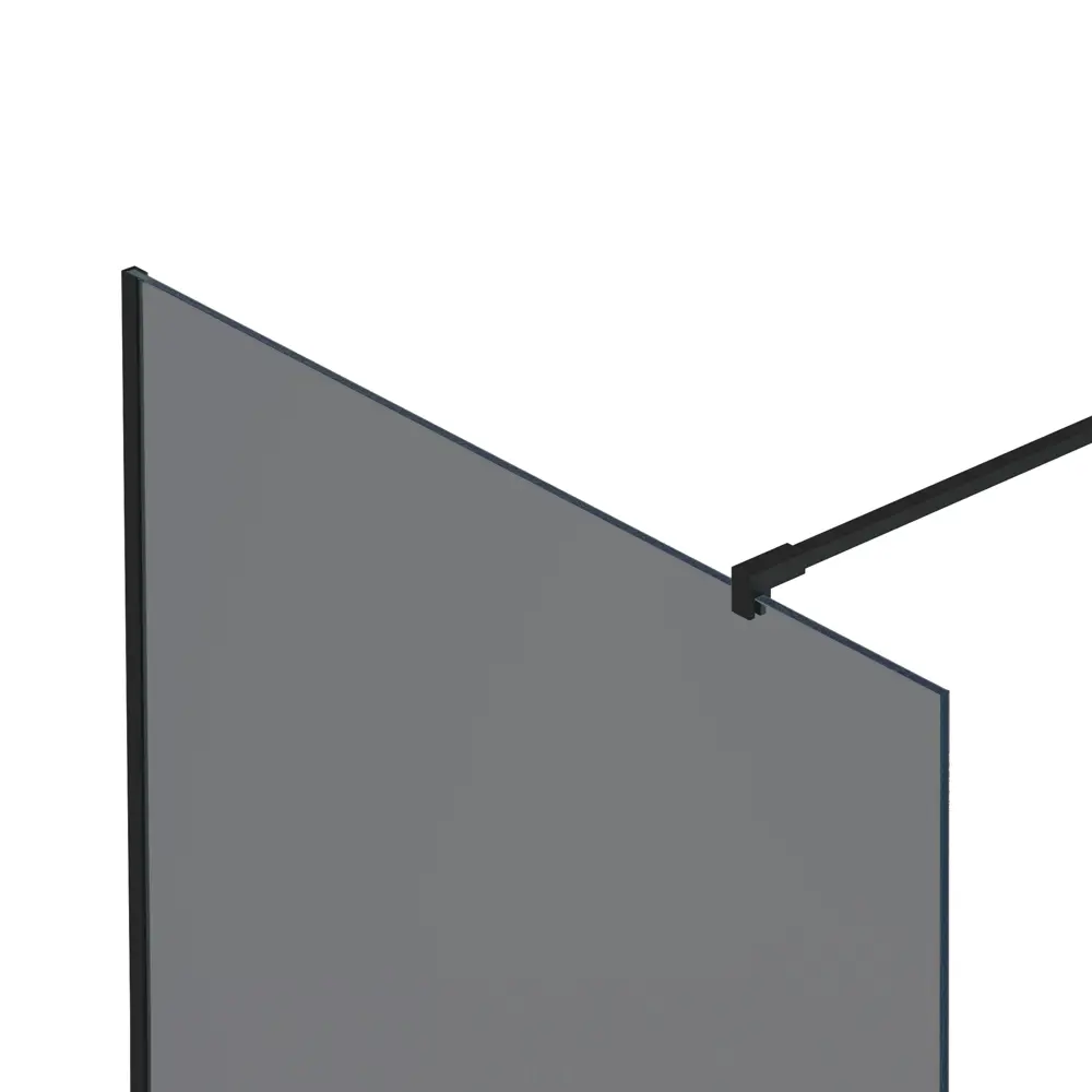 Душевая перегородка Mebelvann 80×200 см с черным профилем и тонированным стеклом 89372129 STLM-1480728 - Вид №2