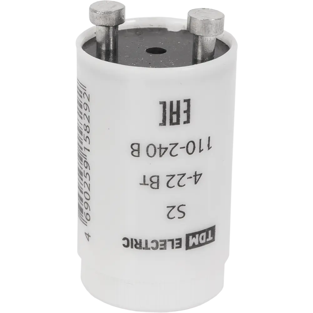 TDM ELECTRIC Стартер S2 для люминесцентных ламп 4-22Вт 14389555 STLM-0004877
