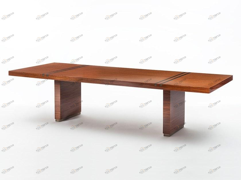 OAK Прямоугольный стол для совещаний из розового дерева Milano collection Sc7005