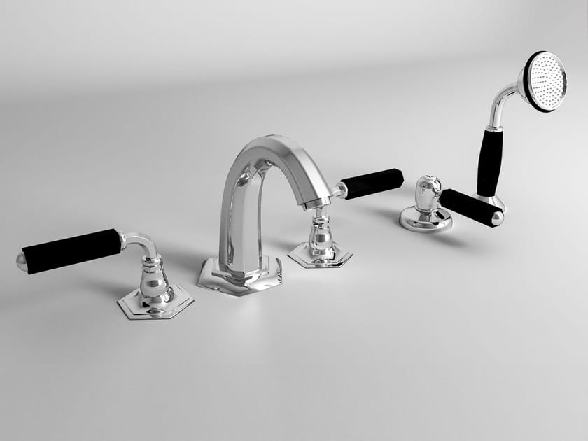 Набор ванн с 5 отверстиями с отдельными розетками Park Avenue Dark Black ARCH-00054378