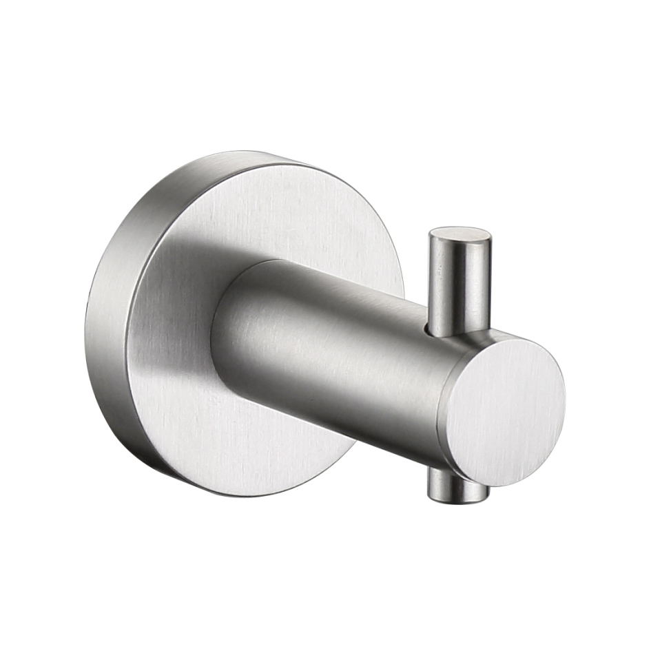 Крючок одинарный MELANA сатин хром MLN-867008 867 серия