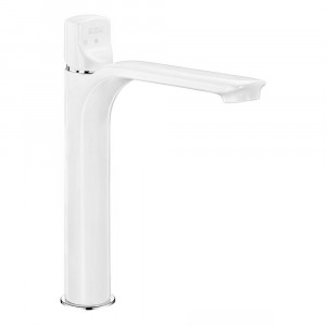 104108984  Смеситель для раковины Myra High Type - белый