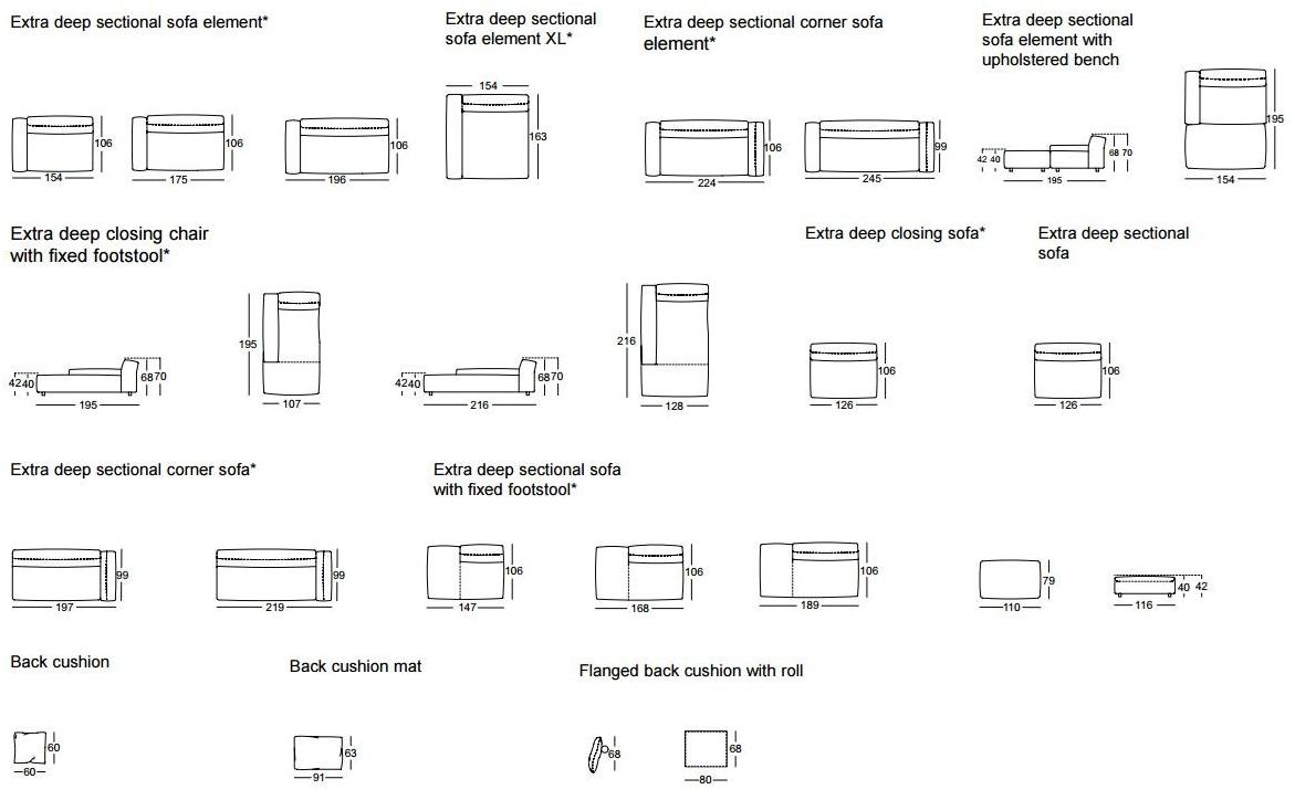 Rolf Benz Угловой диван в ткани Rolf benz 552 mio sun-id-1346310 - Вид №6
