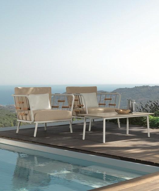 Talenti Садовое кресло из ткани с подлокотниками Soho Sopl - Вид №2