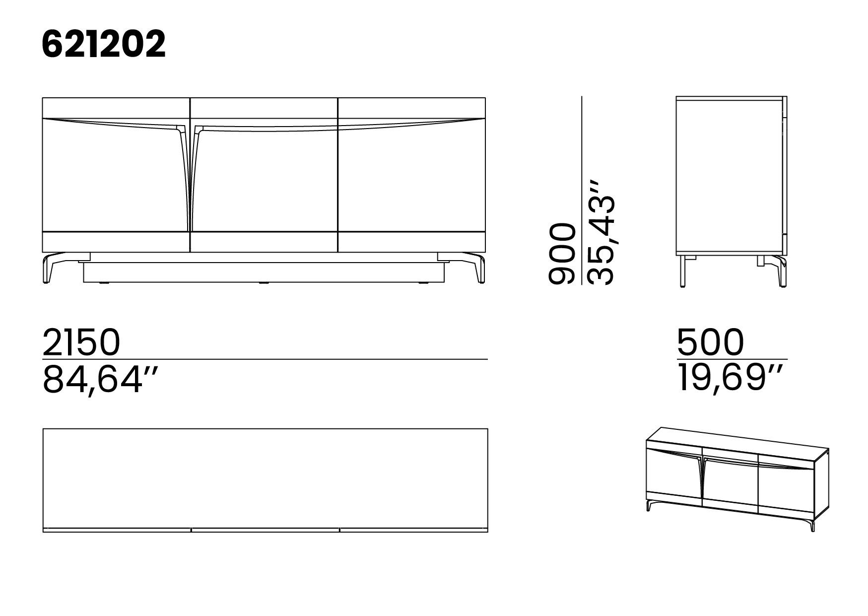 Шкаф с распашными дверями animovel Iris ARCH-00144705 - Вид №5