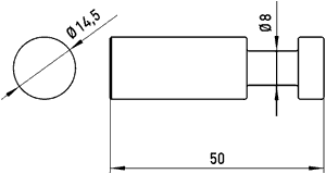 0775 001 01 Вешалка/крючок Emco Polo Santreyd - Вид №1