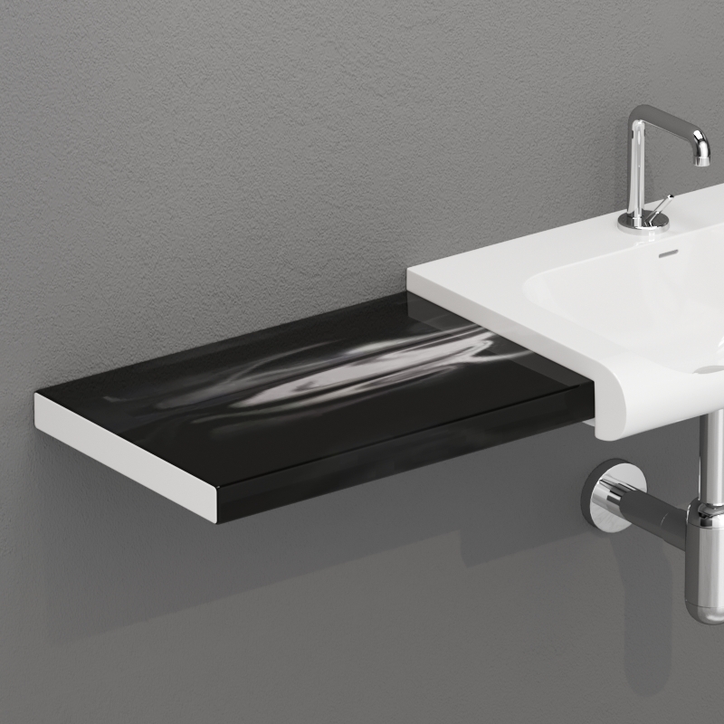 341834 Столешница из керамики 52x35,5 цвет Декор Kerasan Inka project Италия