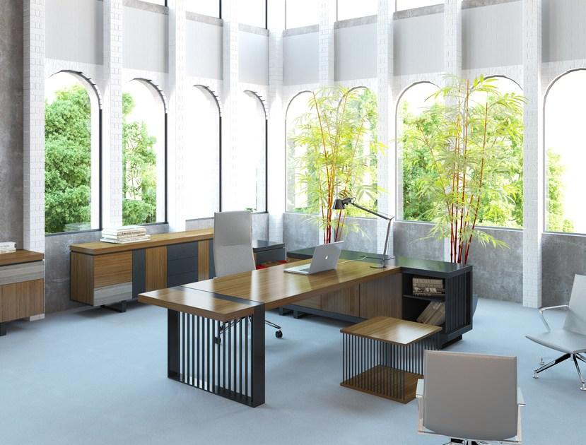 Tuna Ofis Рабочий стол со встроенной полкой Corinth sun-id-1479042 - Вид №2